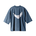 Yeezy GAP by Balenciaga Dove 3/4 Tee Dark Blue